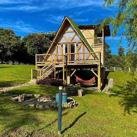 Glamping La Herradura Santa Rosa de Cabal Eksteriør bilde