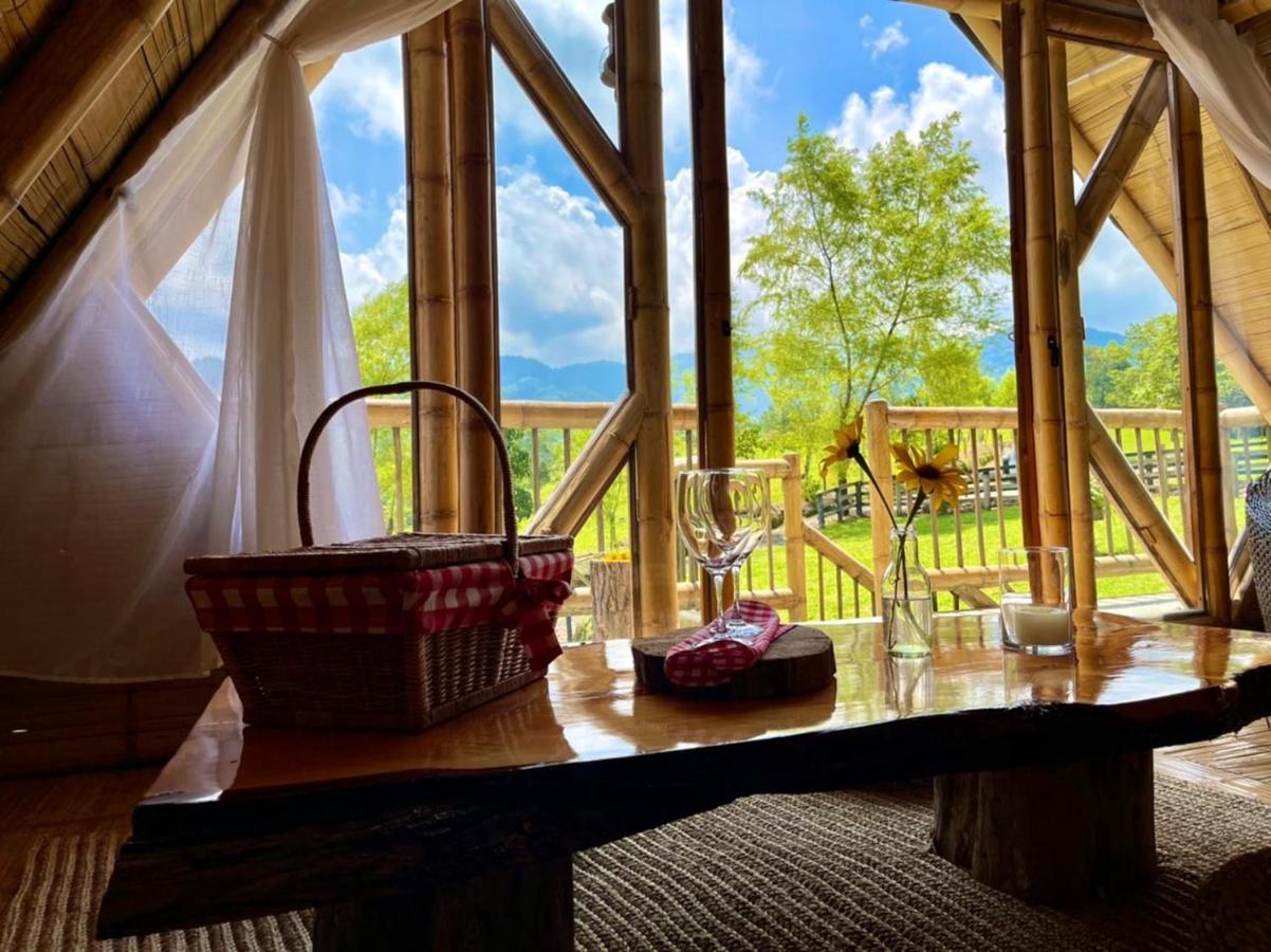 Glamping La Herradura Santa Rosa de Cabal Eksteriør bilde