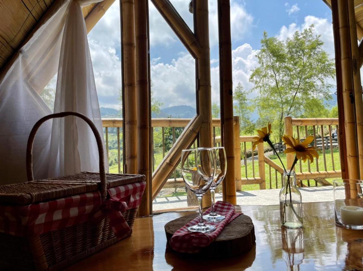 Glamping La Herradura Santa Rosa de Cabal Eksteriør bilde