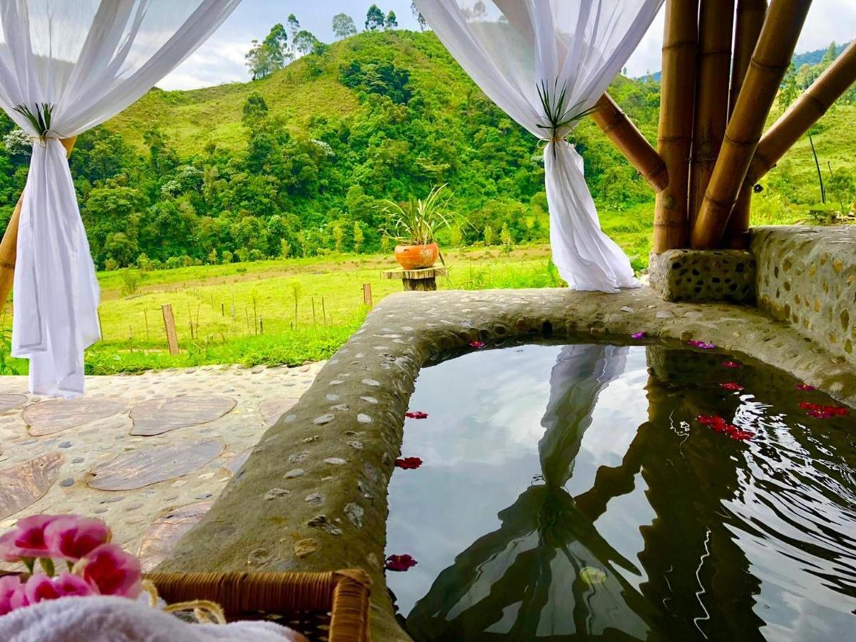 Glamping La Herradura Santa Rosa de Cabal Eksteriør bilde