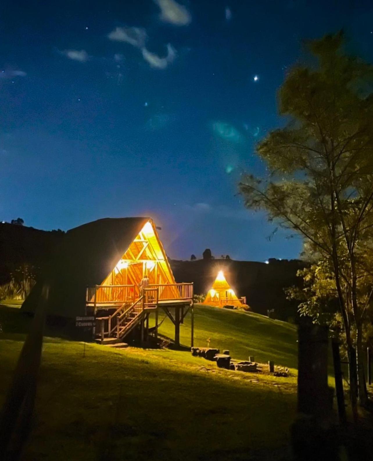 Glamping La Herradura Santa Rosa de Cabal Eksteriør bilde