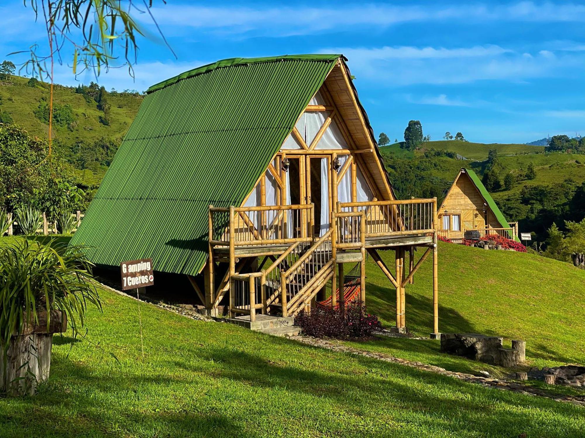 Glamping La Herradura Santa Rosa de Cabal Eksteriør bilde