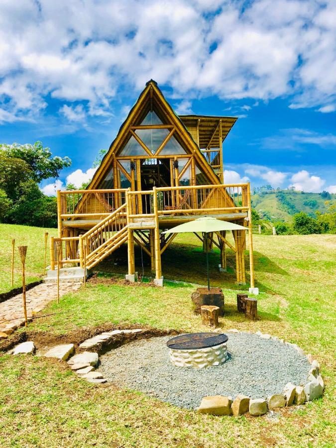 Glamping La Herradura Santa Rosa de Cabal Eksteriør bilde